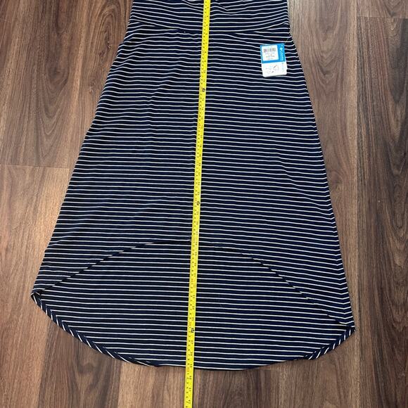 Columbia High Low Skirt Womens Large Blue White NWT Outdoor Casual - Picture 5 of 7